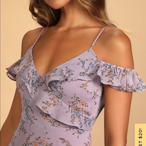 NWT LuLus floral dress - Picture 3 of 9